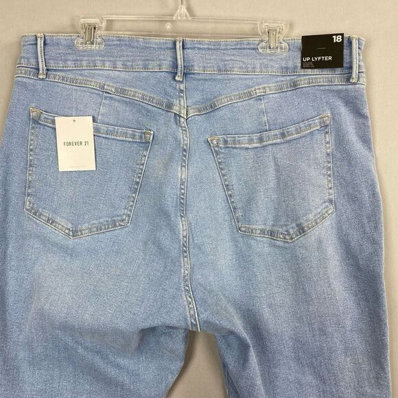Forever 21 The Up Lyfter Jeans Women’s Size 18 High Rise Skinny Fit - Picture 12 of 13
